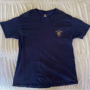 Holley Speed Shop Pocket Tee Shirt Blue